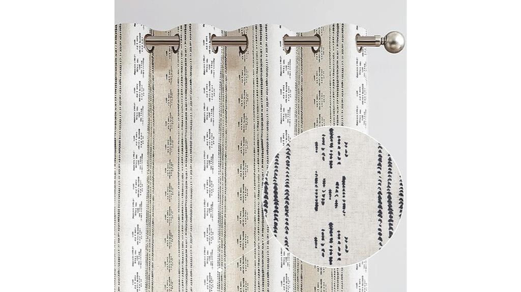 bohemian style curtains available