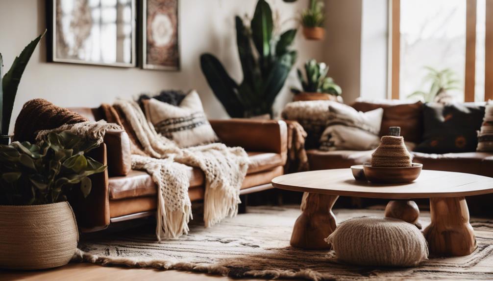 boho chic living room