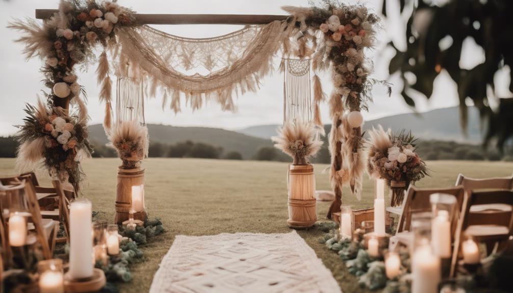 boho chic wedding inspiration