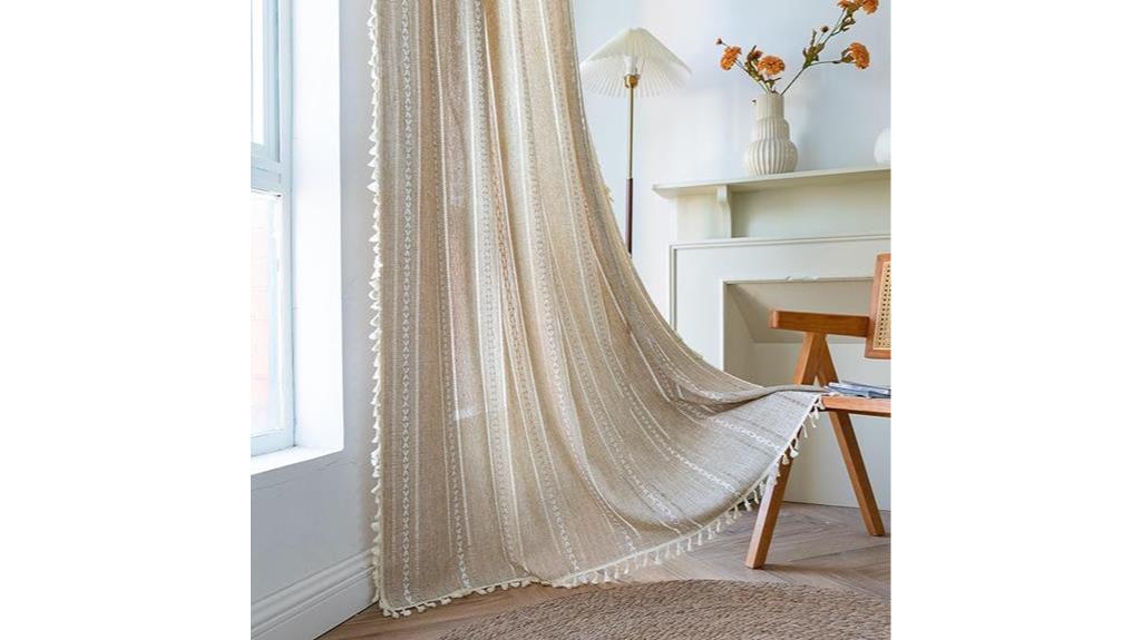 boho curtain for home