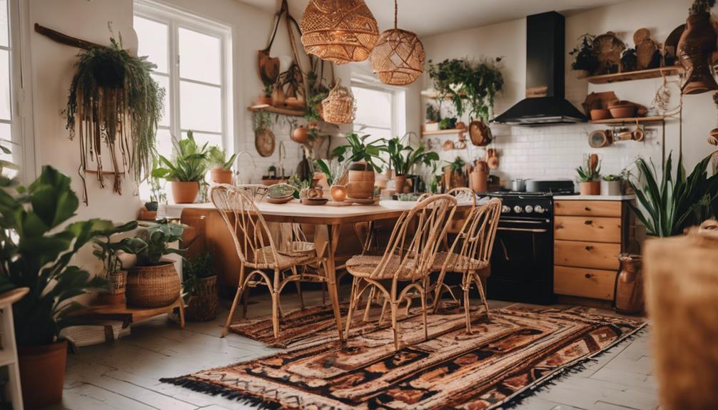 boho inspired kitchen decor ideas