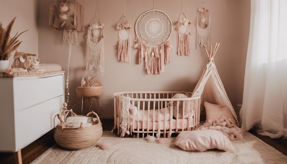 boho inspired nursery decor pieces