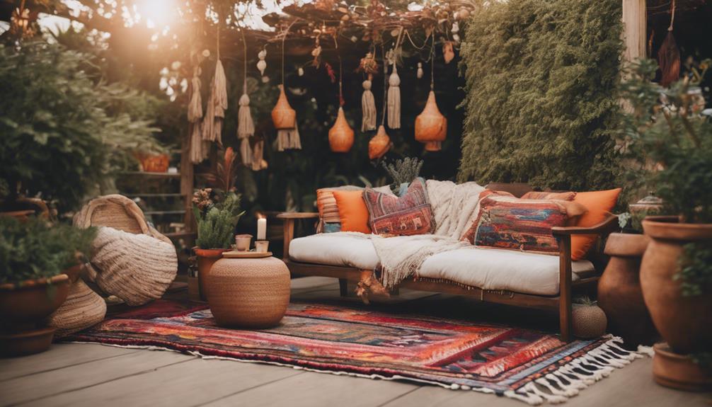 boho outdoor rug collection