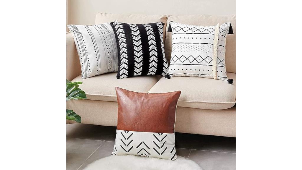 boho pillow covers set