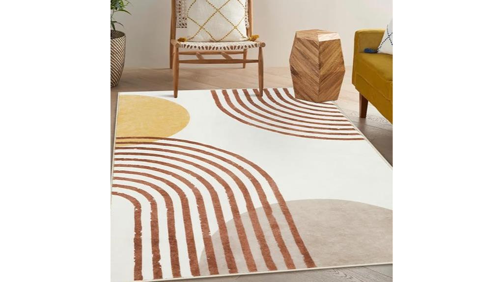 boho rug for living