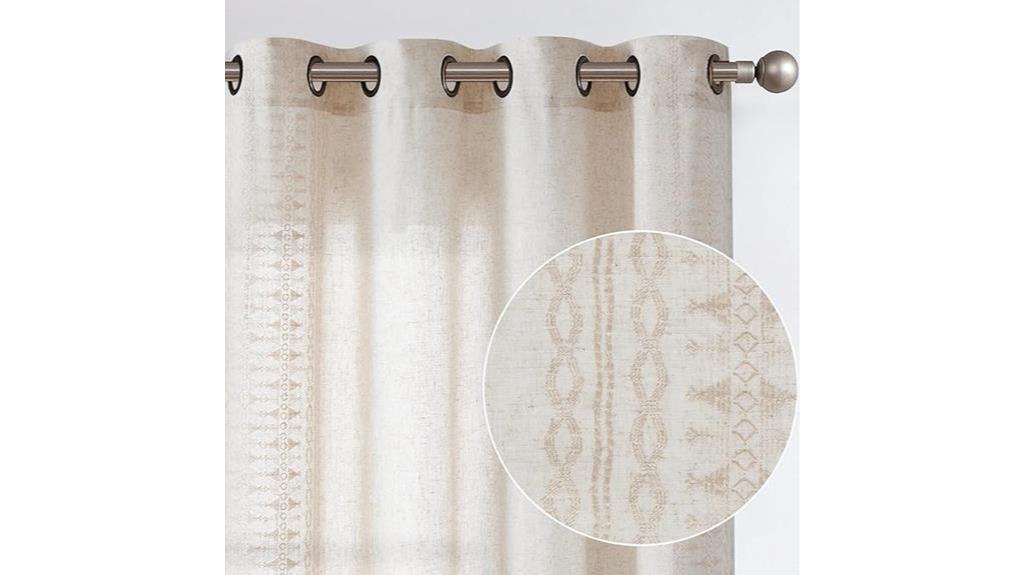 boho style bedroom curtains