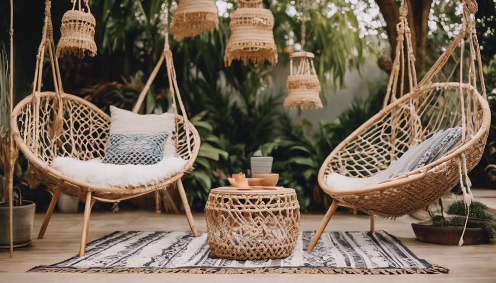 choosing boho outdoor furniture