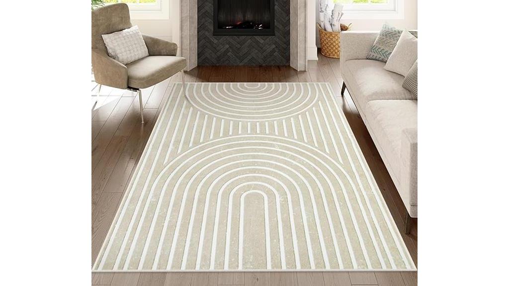 colorful area rug option