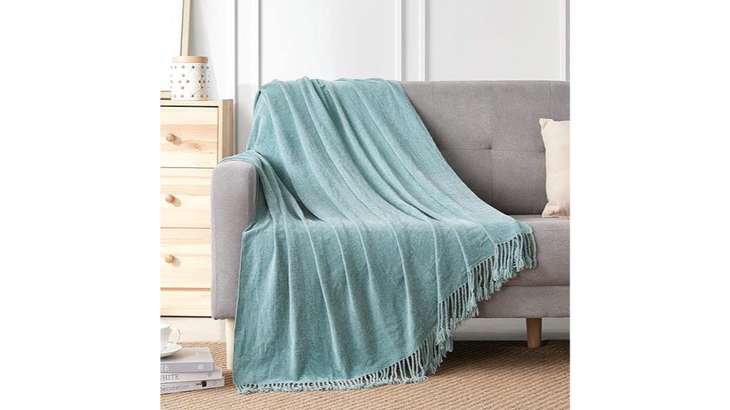cozy chenille throw blanket