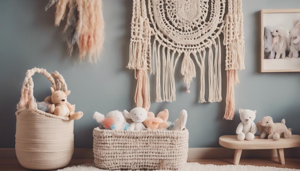 creative baby room organization