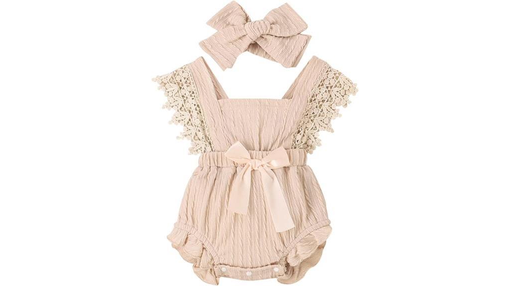 cute plaid romper for baby