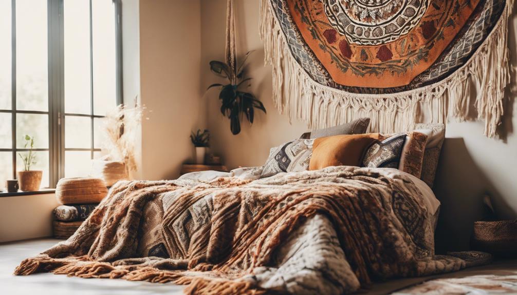 eclectic chic boho bedding