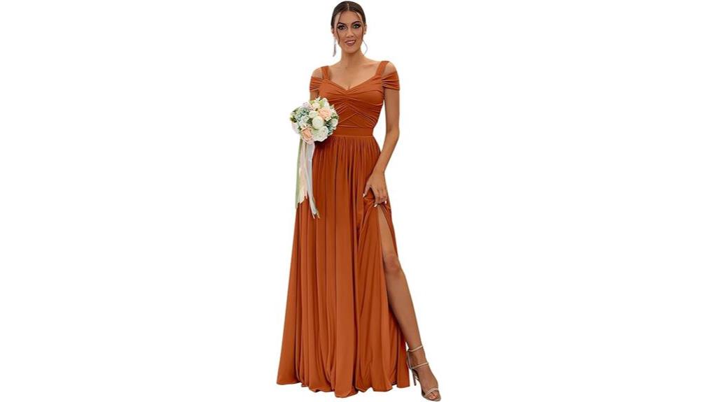 elegant bridesmaid attire option