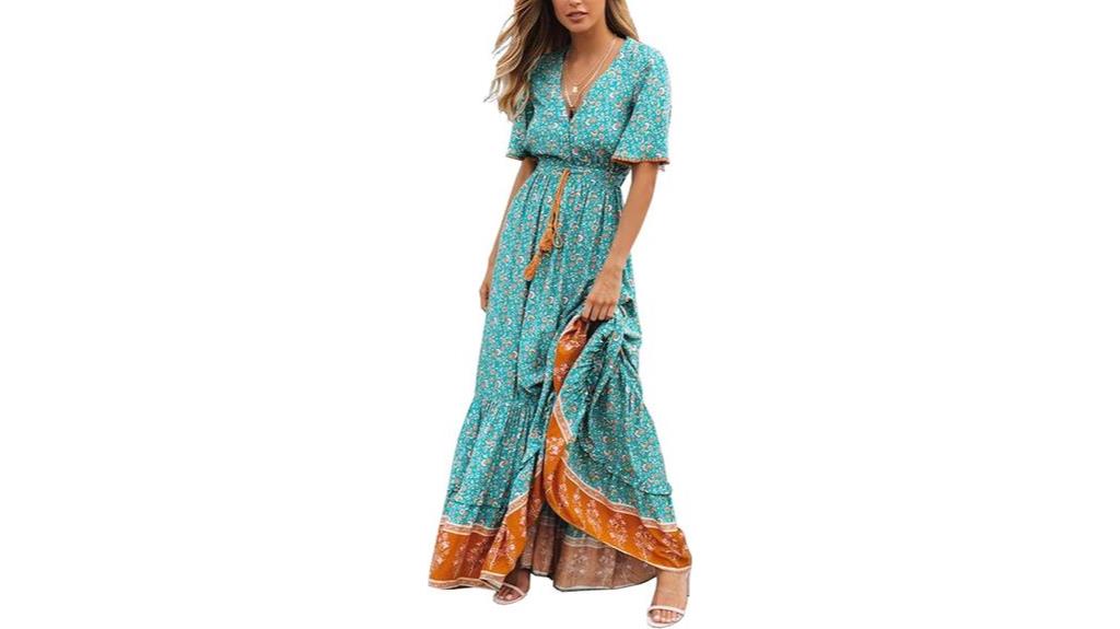 elegant floral midi dresses
