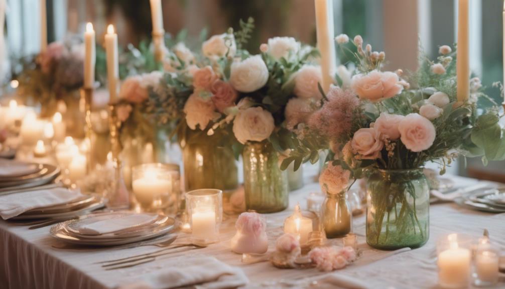 elegant springtime table decor