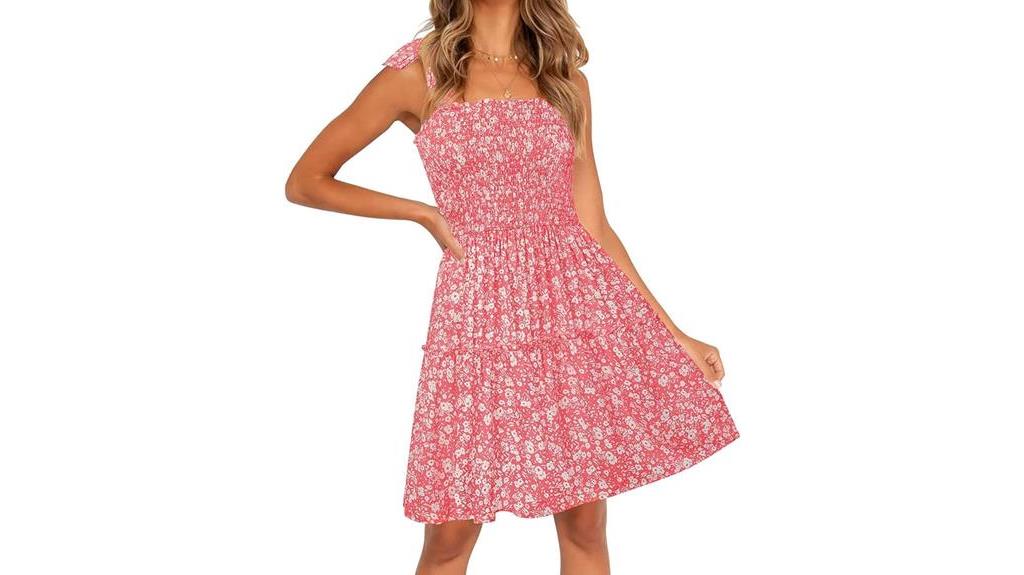 fashionable boho mini dress