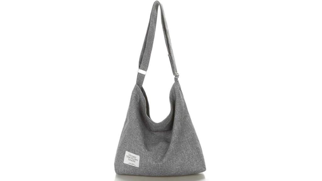 fashionable canvas shoulder bag