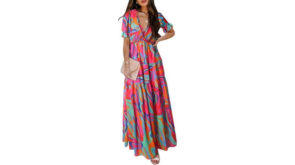 floral printed maxi dress