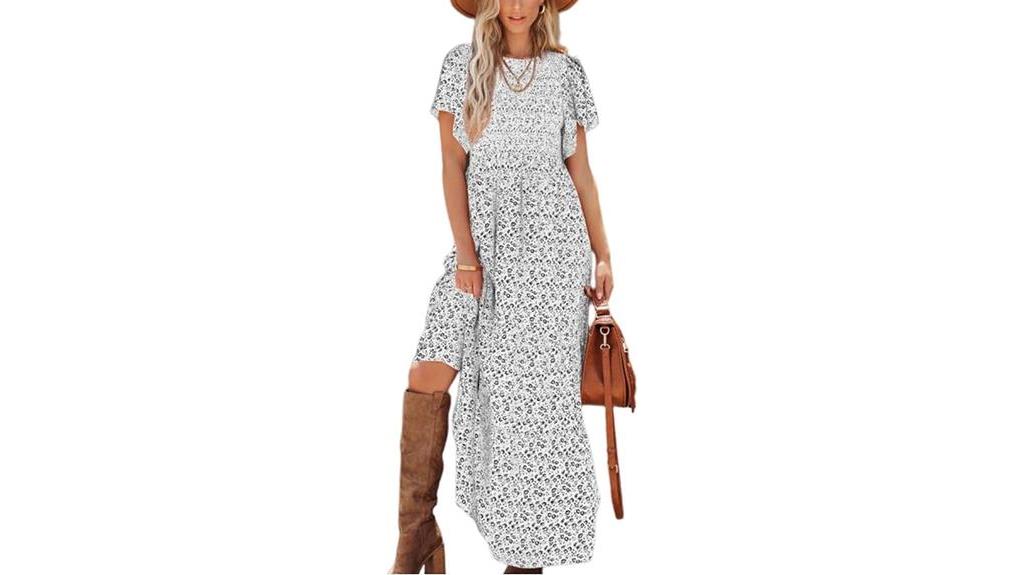 floral summer dress for women