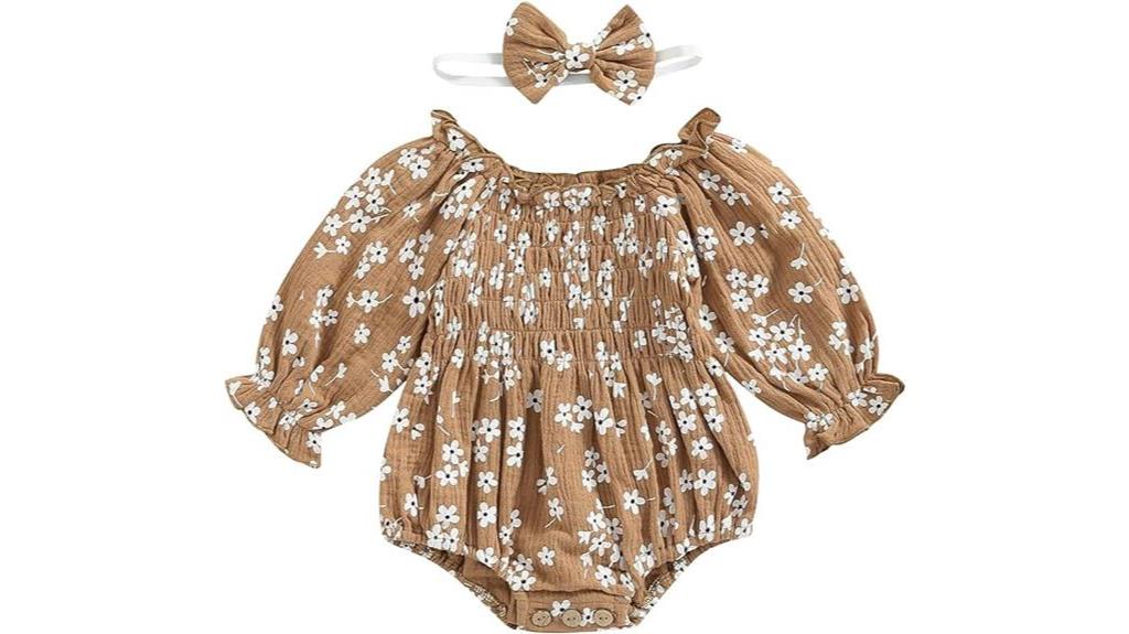 infant girls romper set