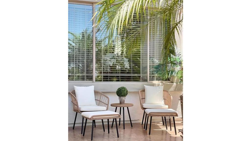 outdoor wicker furniture set