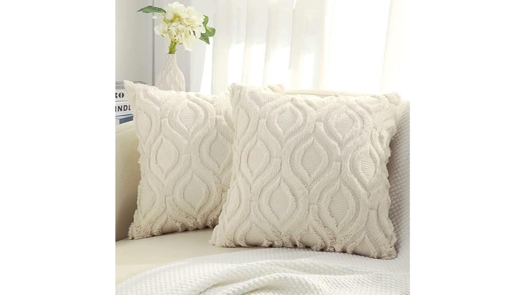 plush faux wool covers