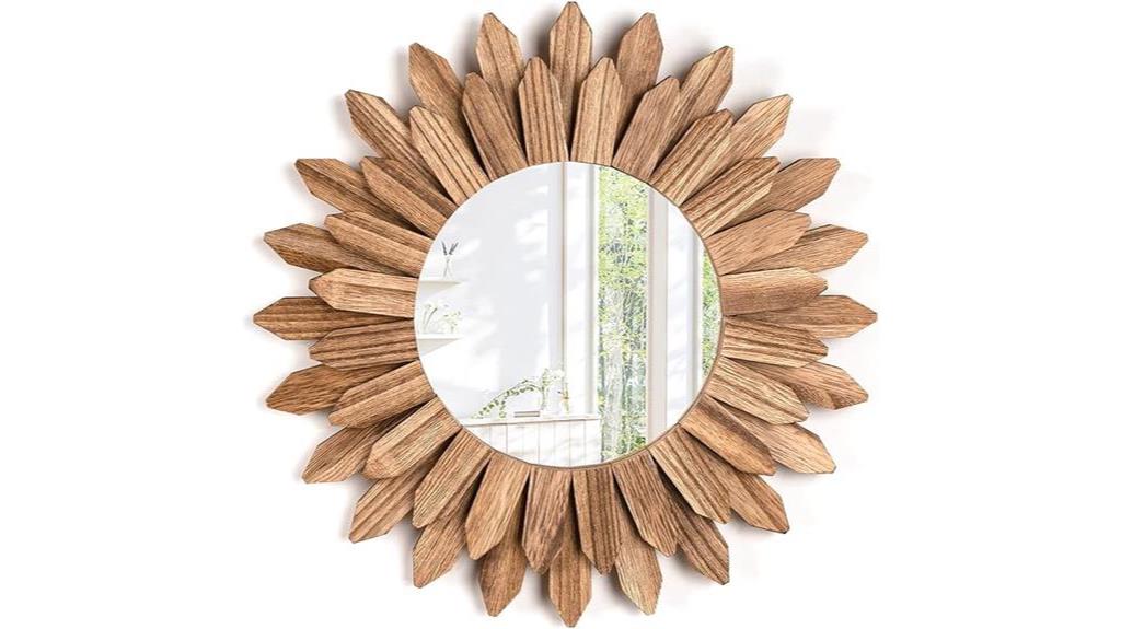 rustic farmhouse wall mirror