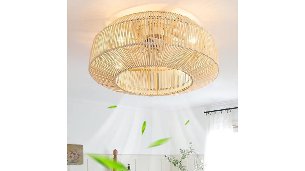stylish boho ceiling fan