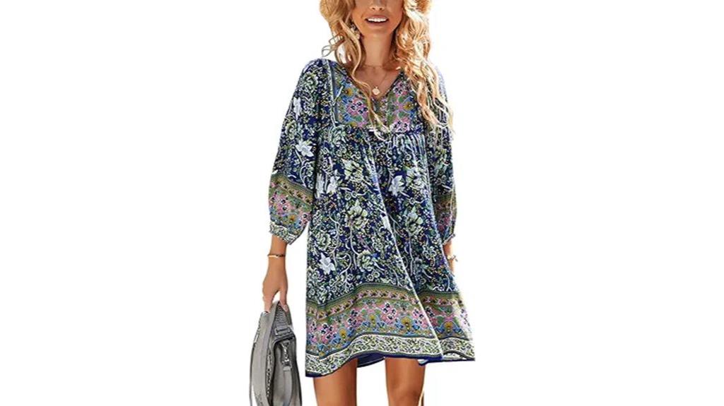 stylish boho mini dress