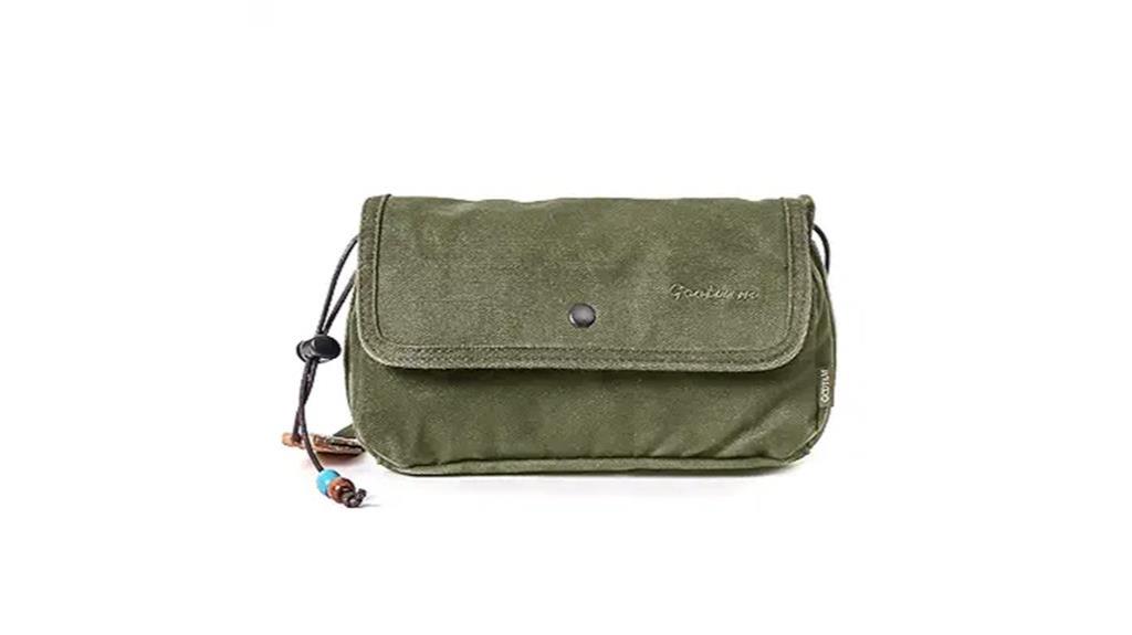 stylish canvas crossbody bag