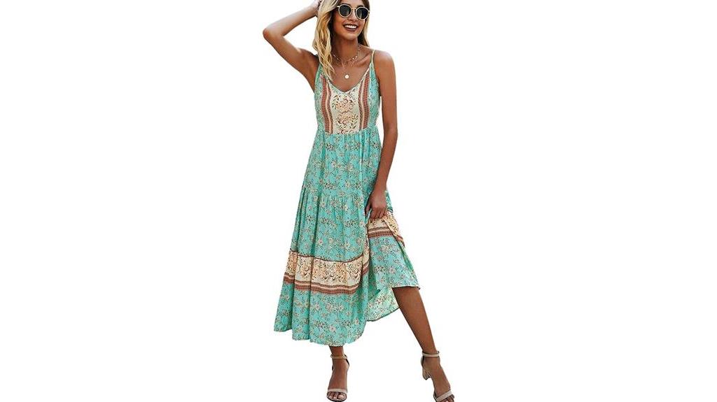 stylish floral print dress