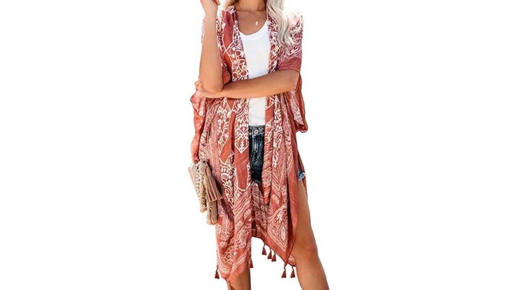 stylish hawaiian kimono cardigan