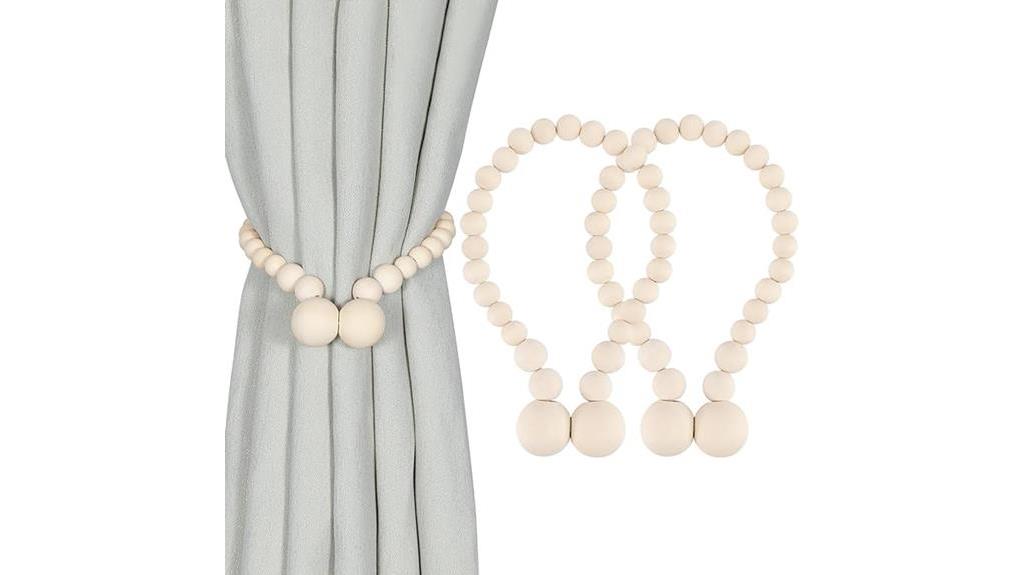 stylish magnetic tiebacks solution