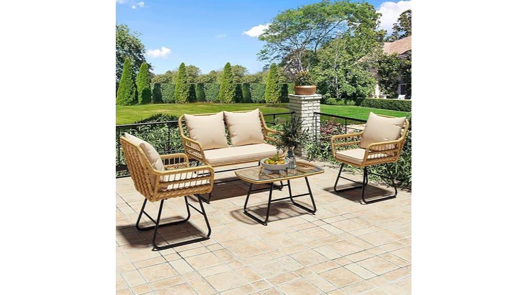 stylish outdoor furniture set