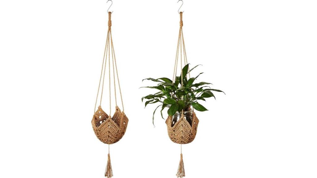 stylish plant hanger set