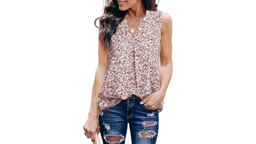 stylish summer tank blouse