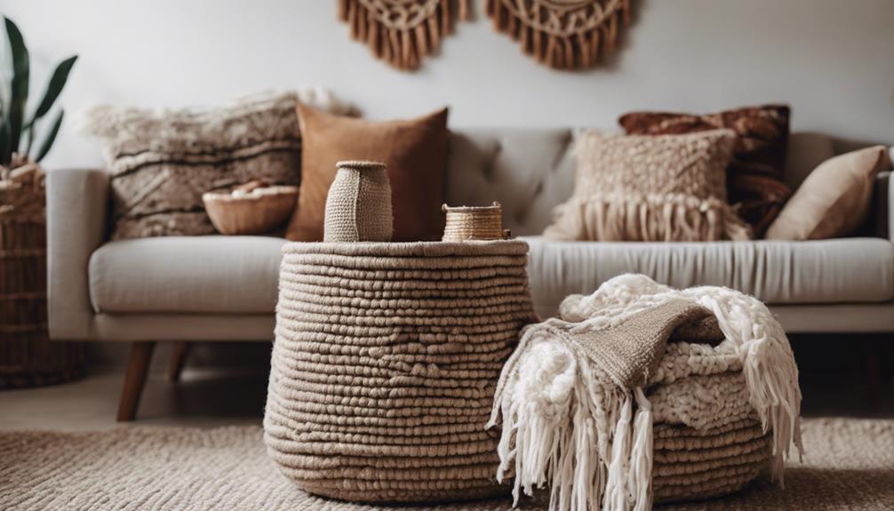 textural elements in boho