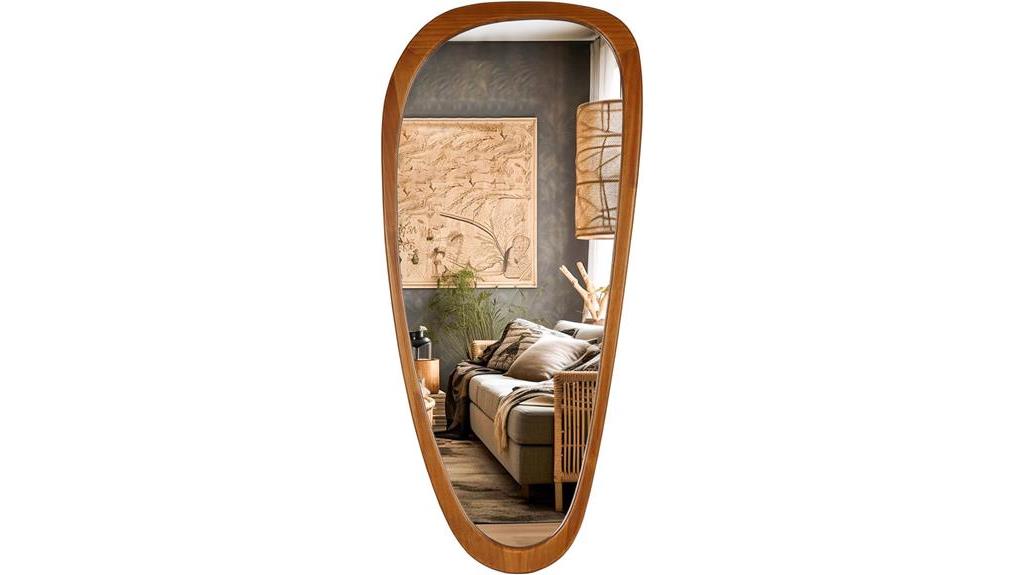 unique asymmetrical mirror design