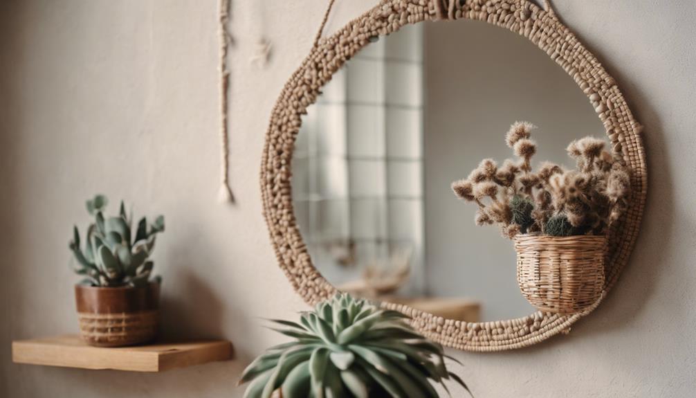 unique bohemian mirror style