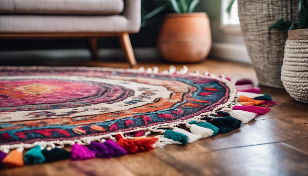 vibrant rugs for decor