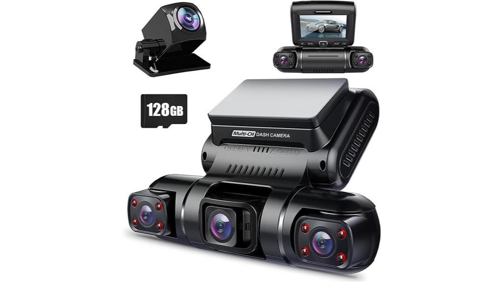 4 channel dash cam with gps and wifi