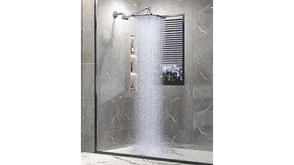 adjustable high pressure shower