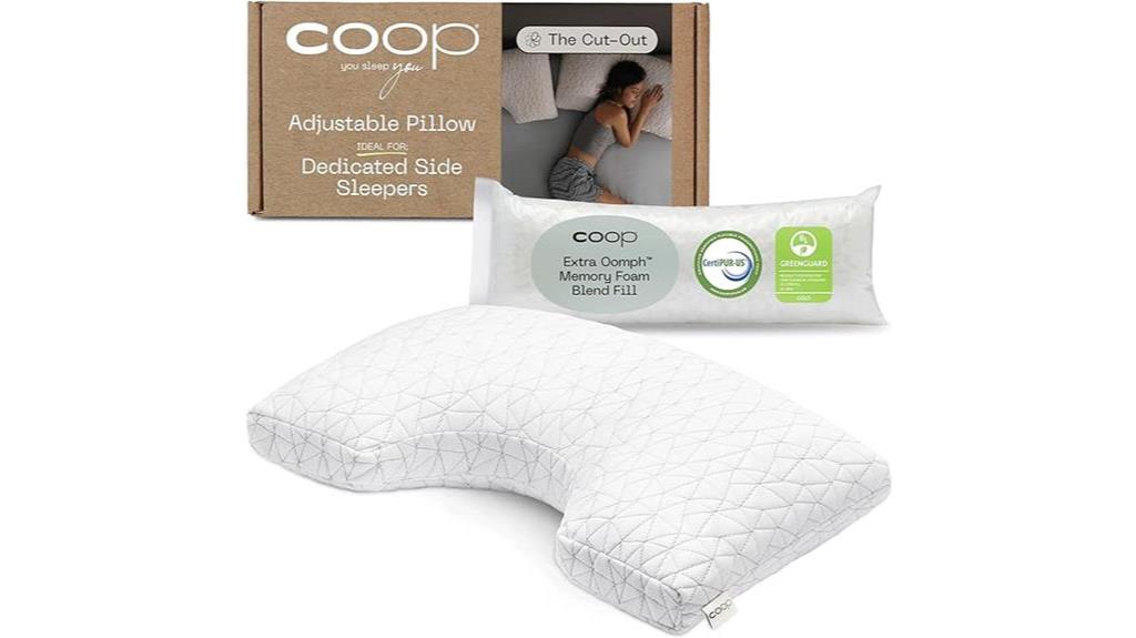 adjustable pillow for queen sized bed