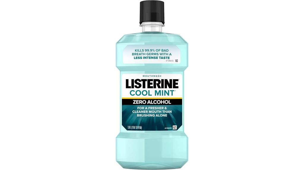 alcohol free cool mint listerine