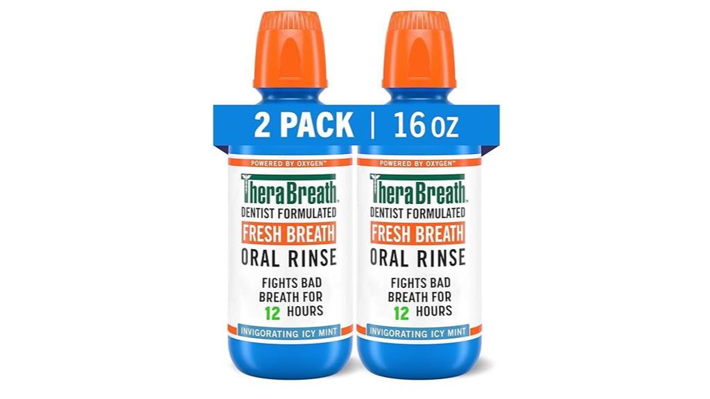 alcohol free minty mouthwash duo