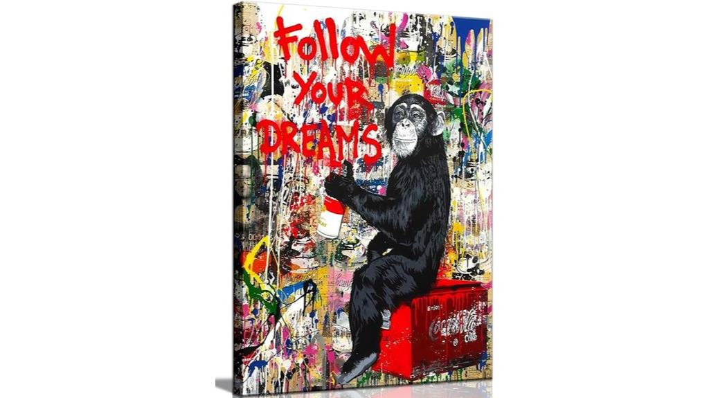 banksy graffiti monkey art