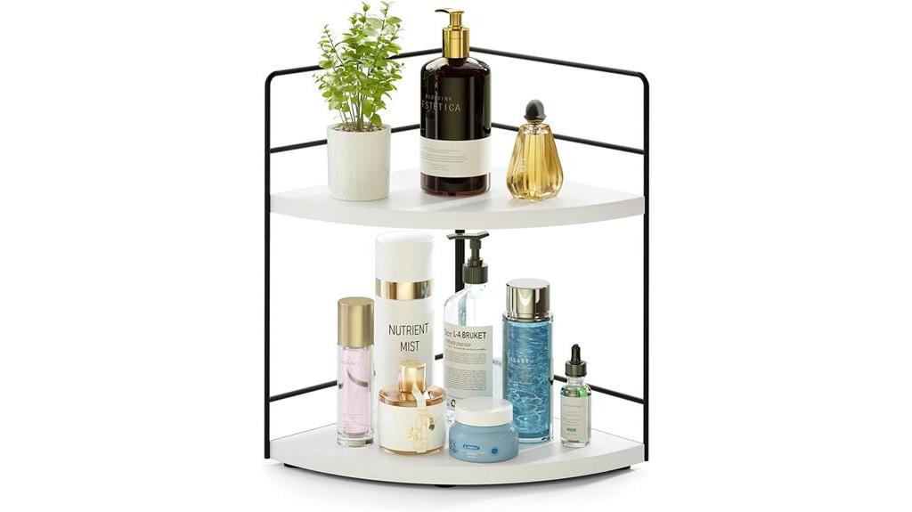 bathroom counter organization solution