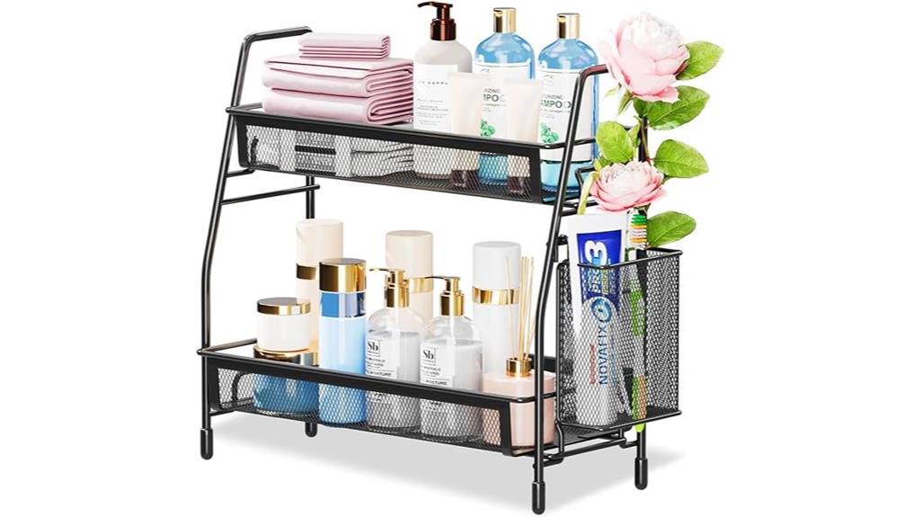 bathroom counter organizer solution