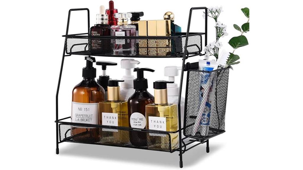 bathroom counter organizer solution