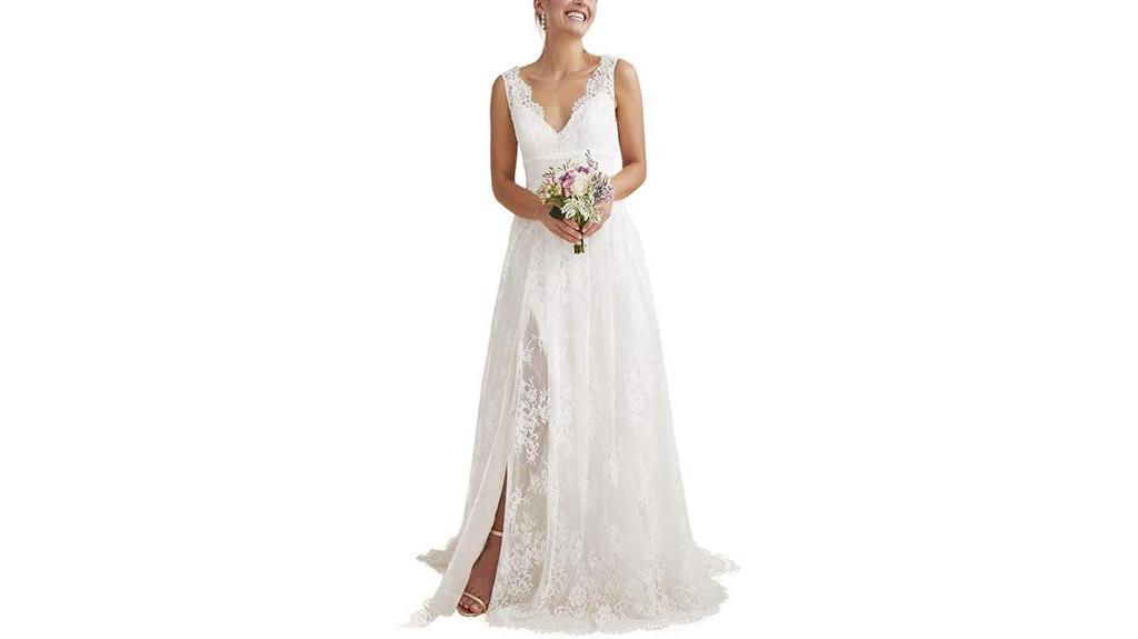 beach wedding dress designs